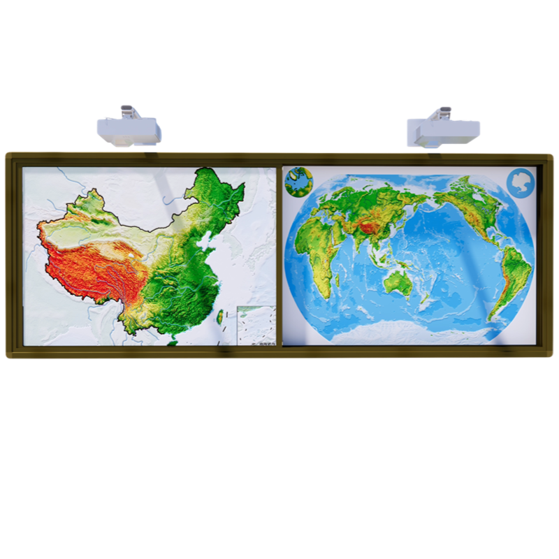 数字交互立体地形图